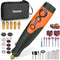 Rotary Tool Draadloos met 51-delige accessoires 3.7V Rotary Tool Kit Potable Grinder Rotary Multi Tool Kit met LED-licht variabele snelheid 10000-33000 RPM voor ambacht doe-het-zelf kerstcadeaus