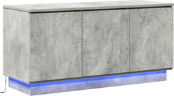 vidaXL - TV-kast - Betonnen - Grijs - 100x38x49 - cm - Gelaagd - Hout