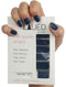 LAUED Nagelstickers - Nail Wraps - 16 Extreem Dunne Nagellak Stickers - Manicure Nail Art Folie - Night Blue