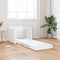 vidaXL - Vloer - Sofa - Bed - 2-in-1 - Wit - 74x77x81 - cm - Faux - Leren