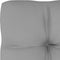 vidaXL - Palletkussen - 70x70x12 - cm - stof - grijs