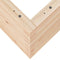 vidaXL - Plantenbak - 90x60x68,5 - cm - massief - grenenhout