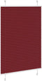 vidaXL - Plissé - rolgordijn - 85x100 - cm - stofbreedte - 84,4 - cm - bordeauxrood