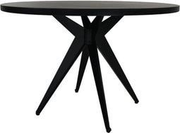 HSM Collection-Ronde Eettafel-ø140x76-Zwart-Mango/Metaal
