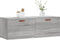 vidaXL - Wandkast - 100x36,5x35 - cm - bewerkt - hout - grijs - sonoma - eikenkleurig