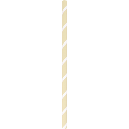 Depa - Rietje | drinkrietje | papier | 200mm | Ø6mm | crème/wit | zak à 500 stuks