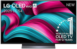 LG OLED evo C54 - Ultra HD TV - 48" - 120Hz - Dolby Vision - Zwart