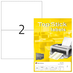 Office - Topstick-etiketten 210x148mm 200 etiketten | 10 stuks