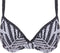 Freya Gemini Palm - Moulded Plunge Bikini Top - Voorgevormd - Monochrome - Maat 75F