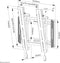 Neomounts WL35-550BL12 - Wandsteun - Kantelbaar tot 12° voor 55