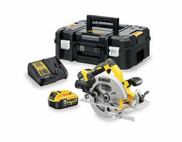 DeWalt DCS570P2-QW - Cirkelzaag - 2x Accu 18V 5,0Ah - Max zaagdiepte 67mm
