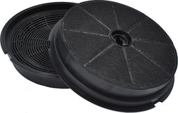 ETNA REC40 - Koolstoffilter rond - Diameter boven 172mm - Diameter onder 190mm - Zwart (2 stuks)