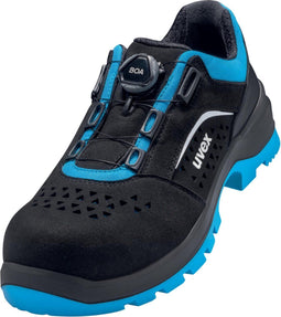 uvex 9558 9558241 Lage veiligheidsschoenen S1P Schoenmaat (EU): 41 Zwart/blauw 1 paar