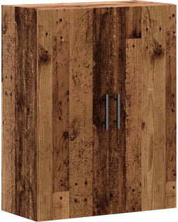 vidaXL - Wandkast - 69,5x34x90 - cm - oud - houtkleurig