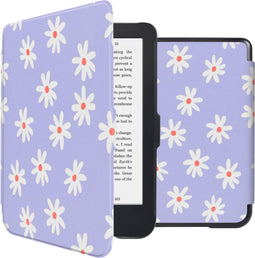 imoshion E-reader Hoesje - Geschikt voor Kobo Clara 2E, Tolino Shine 4 - Design Sleepcover Bookcase - Flowers Distance