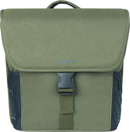 Basil GO - Dubbele fietstas MIK - 32L - Solid black - Waterafstotend - Reflectiedetails