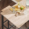 SoBuy OGT11-N Bartafel - Tuinset - max. 120 kg - Zwart / Bruin