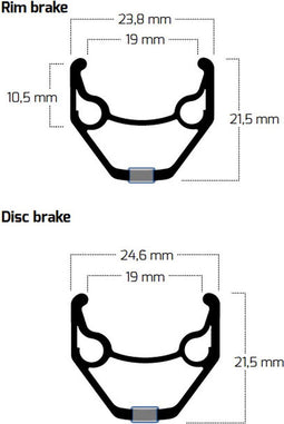 Qibbel Velg 28 zac2000 36g/14