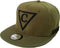 Capiche® Snapback Pet Heren – Anaconda – Legergroen – Verstelbaar met Druksluiting – Sportcap – Baseball Cap – Mannen Cap – Slangen Pet