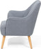 Fauteuil LOKEN Stof Grijs
