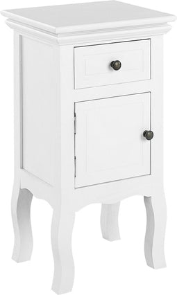 ANTIO - Nachtkastje - Wit - MDF