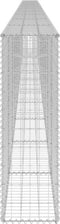 vidaXL - Schanskorfmuur - met - deksels - 900x30x100 - cm - gegalvaniseerd - staal