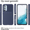 iMoshion Hoesje Geschikt voor Samsung Galaxy A54 (5G) Hoesje Siliconen - iMoshion Thunder Backcover - Donkerblauw