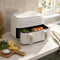 Philips 3000 series NA353/10 - Heteluchtfriteuse - 9L 2750W 8 programma's Zilver/Wit