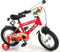 Volare Disney Cars Kinderfiets - 12 inch - Afneembare zijwieltjes - Rood
