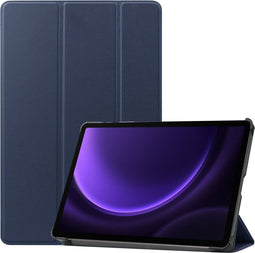 imoshion Tablet Hoes - Geschikt voor Samsung Galaxy Tab S9 11.0 inch FE / Galaxy Tab S10 FE / Galaxy Tab S9 11.0 inch - Trifold Bookcase - Donkerblauw