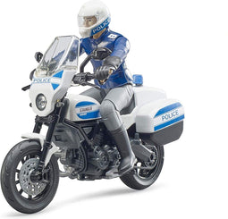 Bruder 62731 - Ducati Politiemotor - Beweegbare agent - Meerkleurig