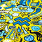 Matchu x Wotto - SUP board - Opblaasbaar - 320x81x15 - Limited edition ART - Blauw limegroen