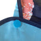 Secobed Wasbare slab - Met opvangbak - Blauw met roze bloemen - 50 x 75 cm