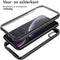 iMoshion Hoesje Geschikt voor iPhone Xr Hoesje - iMoshion 360° Full Protective Case - Zwart / Transparant