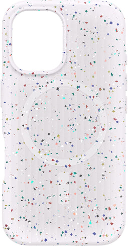 Otterbox Symmetry Core - Soft case voor iPhone 16 - MagSafe - Sprinkles Wit