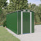 vidaXL - Tuinschuur - 192x440x223 - cm - gegalvaniseerd - staal - groen