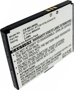 AccuCell-batterij geschikt voor Mobistel Elson EL680 batterij Li-ion 3,7 volt, 800 mAh