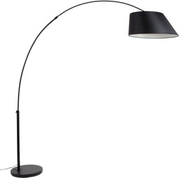 Zuiver Arc Vloerlamp/ Booglamp Zwart