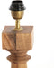 Light & Living Lampvoet CUMANI - hout weather barn - L
