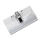Klika - Badge transp knijper speld 74x40 mm 24st - 13 stuks