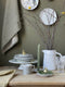 Laura Ashley Kitchen Linen Collectables Theedoek Sage groen Streep 50x70cm