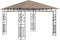 vidaXL - Prieel - met - klamboe - 180 - g/m² - 6x3x2,73 - m - taupe