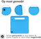imoshion Galaxy Tab S6 Lite (2020/2022/2024) - Kidsproof Backcover - Schokabsorberend met handvat - Blauw