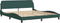 vidaXL - Bedframe - zonder - matras - 180x200 - cm - fluweel - donkergroen