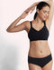 Carriwell Padded Meegroeibh - Voedingsbh - Ondersteunt groeiend lichaam - Zwart