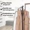 Infinity Goods Houten Kledinghangers - Inkeping en Broeklat - Wit