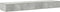 vidaXL - Ligbed - in - Betongrijs - - - 135x36.5x16.5 - cm, - Gemaakt - van - Engineered - Wood