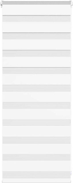vidaXL - Zebra - rolgordijn - 65x100 - cm - stofbreedte - 60,9 - cm - polyester - wit