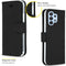 Accezz Galaxy A32 (4G) - Flip cover - Kunstleer - Krasbestendig - Zwart