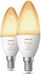 Philips Hue White ambiance - Losse Kaarslamp E14 - Bluetooth 4W - (2 stuks)